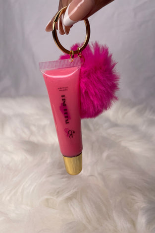 Keychain Lipgloss -Pink Petal