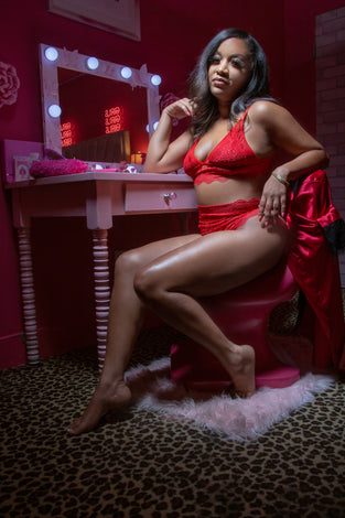 Two Piece Lace Pleasure Set - Bri Shardai Intimates