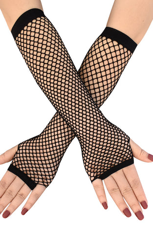 Sassy Fishnet Gloves