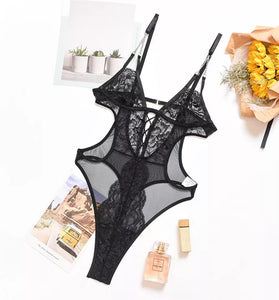 Chain Heart Brasserie Lace - Bri Shardai Intimates