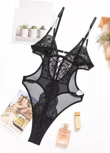 Chain Heart Brasserie Lace - Bri Shardai Intimates